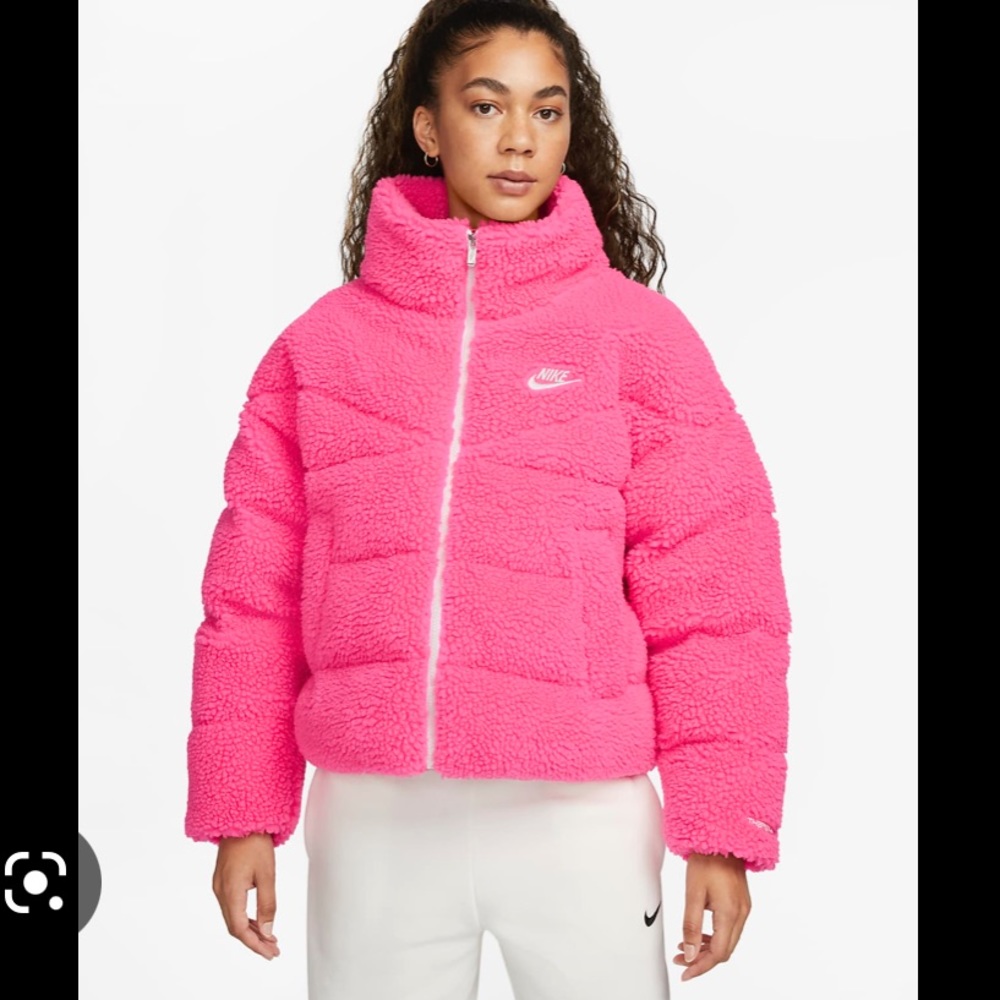 HYPER PINK Nike Sportswear Therma-FIT City Series High Pile Fleece Jacket
